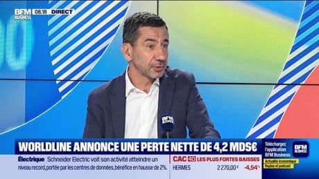 Pierre-Antoine Vacheron (Worldline) : Wordline annonce une perte nette de 4,2 milliards d'euros - 31/07