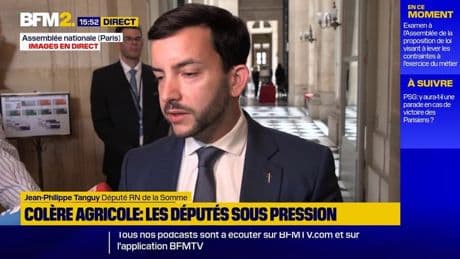 Loi sur les contraintes agricoles: "La gauche a rendu impossible la lecture de ce texte", selon Jean-Philippe Tanguy