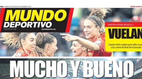 Portada de hoy de la Edición Bizkaia-Araba de Mundo Deportivo