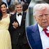 George Clooney's British wife warned she could be BANNED from the US by Donald Trump