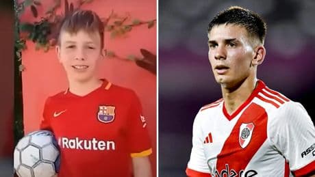 Así es Franco Mastantuono: el niño que quiso ser &#039;youtuber&#039;, admiraba al Barça y es el nuevo fichaje del Real Madrid