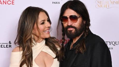 Elizabeth Hurley reveals what she's doing to keep new boyfriend Billy Ray Cyrus happy