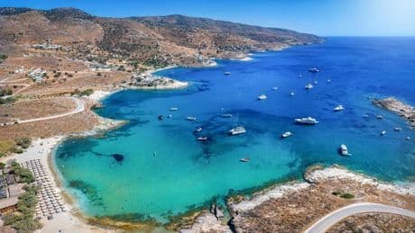 The pretty little Greek island not as famous as Santorini or Corfu but just as beautiful