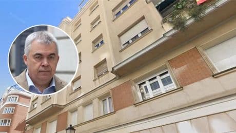 El espectacular ático en el que vivía Santos Cerdán en Madrid se alquila ahora por 3.000 €: 160m2, gran terraza con vistas...