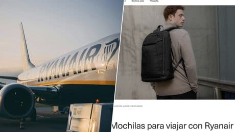 En su extrema obsesión por el equipaje de mano, Ryanair ha creado un nuevo y explícito producto: "mochilas para viajar con Ryanair"
