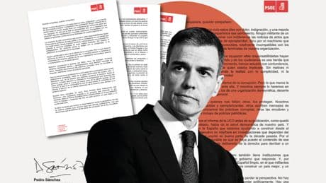Esta es la carta de Pedro Sánchez a la militancia del PSOE tras los audios del informe de la UCO