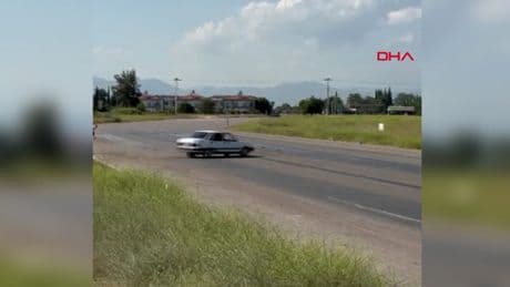 Boş yolda drifte 46 bin 392 TL para cezası