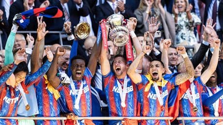 Crystal Palace star forced to miss jubilant FA Cup celebrations after injury