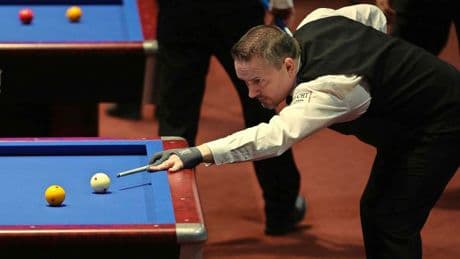 Belgische topbiljarter Frederic Caudron loopt weg tijdens wedstrijd omdat zijn vrouw zich bedreigd voelt