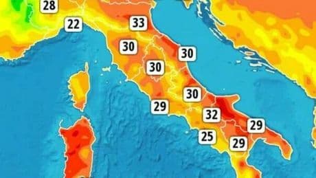 Meteo 2 giugno, anticiclone africano sull'Italia: caldo torrido e temperature record, 32 gradi a Roma, 36 in Sardegna, fino a 40 a Milano
