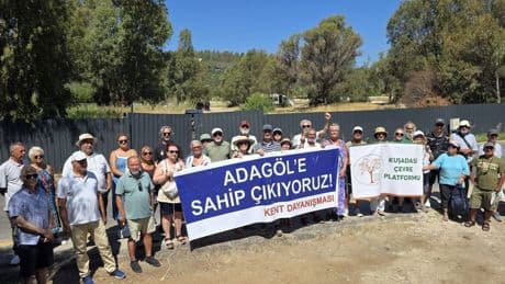 Adagöl’de otel projesine karşı bilirkişi keşfi yapıldı