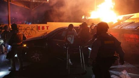 Donald Trump deploys National Guard to LA immigration 'riots' as protests turn violent