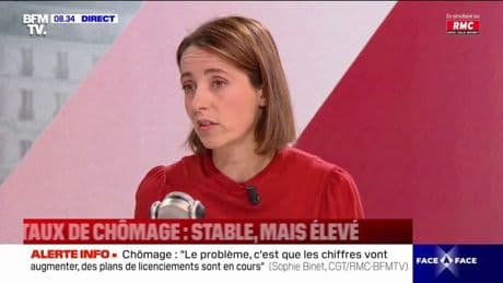 Chômage: Sophie Binet (CGT) veut "interdire les licenciements aux entreprises qui font des bénéfices"