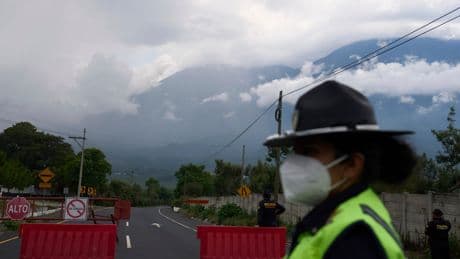Evacuations as Guatemala’s Volcano of Fire erupts again