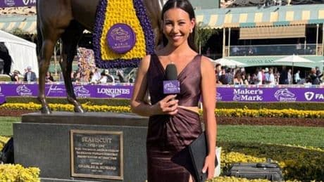 Royal Ascot TV host left in tears after being kicked by horse