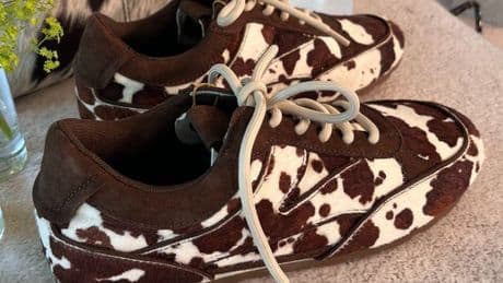 Next drops designer-looking cow print trainers that rival Adidas’ sell-out styles