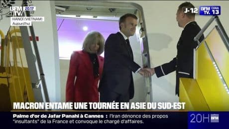 Emmanuel Macron débute une tournée en Asie du Sud-Est