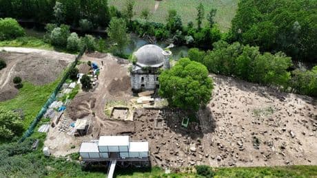 Evliya Kasımpaşa Camisi'nde restorasyon çalışmaları sürüyor
