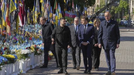 Ukraine: des leaders européens se rendent à Kiev pour réclamer un «cessez-le-feu inconditionnel» à Moscou