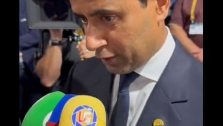 Al-Khelaïfi da la cara por Luis Enrique