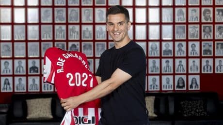 Las primeras palabras de Galarreta después de renovar su contrato con el Athletic