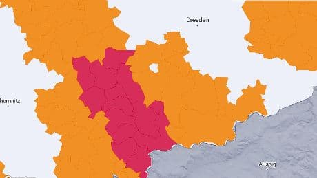 DWD schlägt Alarm: Lebensgefahr durch Unwetter und Starkregen