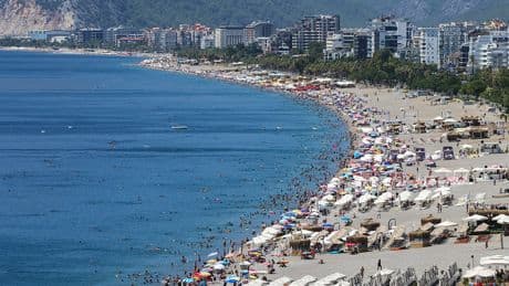 Antalya'da deniz suyu sıcaklıkları
