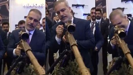 Dışişleri Bakanı Hakan Fidan'ın bu görüntüsü sosyal medyayı salladı
