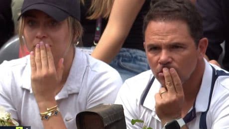 Paula Badosa vuelve a ver perder a Stefanos Tsitsipas en la segunda ronda de Roma