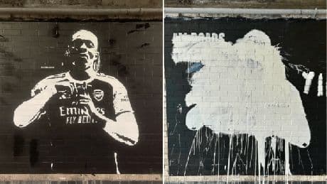Tottenham fans vandalise Eberechi Eze mural after Arsenal hijack transfer