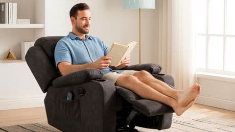 El sillón perfecto existe y es reclinable, elevable, hace masajes y está al 50% de descuento
