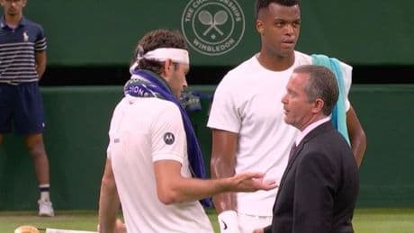 Wimbledon curfew not stuck to as American star frustrated by referee's approach