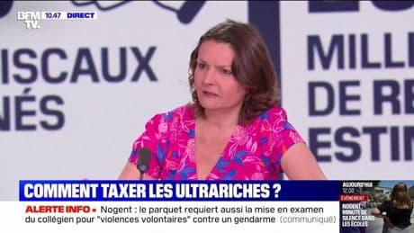 Taxer les ultrariches: "Ce sont les classes moyennes qui payent l'impôt (…) Ce n'est pas acceptable", estime Eva Sas (députée Écologiste et Social)