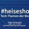 #heiseshow:  EU-Bußgelder,  Smart-TV überwacht Emotionen, heise-Chatbot
