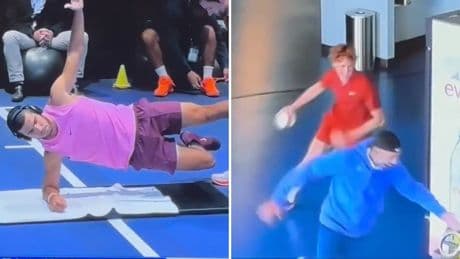 El impresionante calentamiento de Alcaraz y la diferencia con Sinner antes de la final del US Open que recuerda a Rafa Nadal