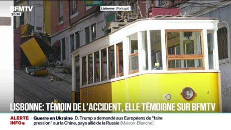 Accident du funiculaire de Lisbonne: "La machine est partie en arrière, ça a été la stupéfaction pour tout le monde", témoigne Béatrice, touriste française qui a assisté à l'accident