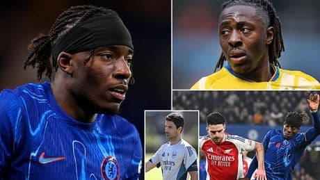 Noni Madueke to undergo Arsenal medical TODAY ahead of sealing £52m move from Chelsea - as Gunners set their sights on Eberechi Eze NEXT