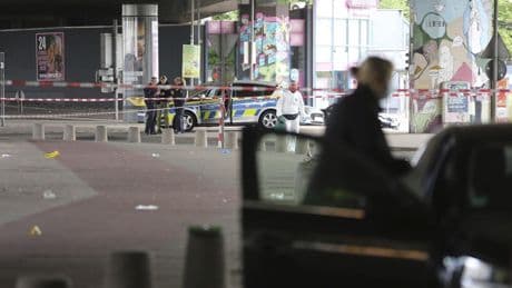 German police search for man who attacked and injured several people outside a bar
