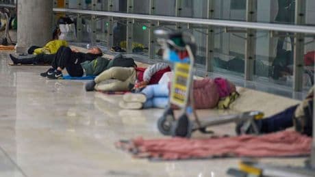 Inside ‘Zombieland’ airport infested with bedbugs where ‘hidden city’ of the homeless sleep on every level of terminal