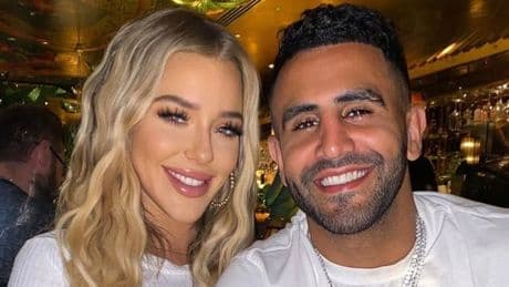 Riyad Mahrez's wife Taylor Ward pregnant after 'football team of children' admission