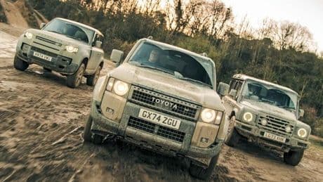 WATCH: Off-road mega test - what's the best 4x4? | Land Cruiser takes on Defender and Grenadier