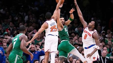 Mikal Bridges Makes Another Game-Clinching Steal As Knicks Take 2-0 Lead Over Celtics