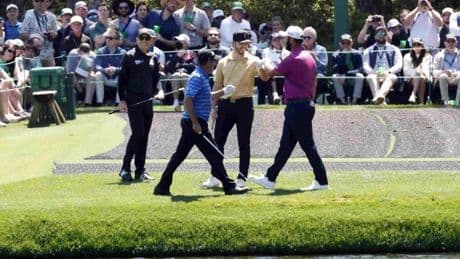 Los reacción incrédula de los campeones españoles del Masters a la ‘meada’ de Ballester