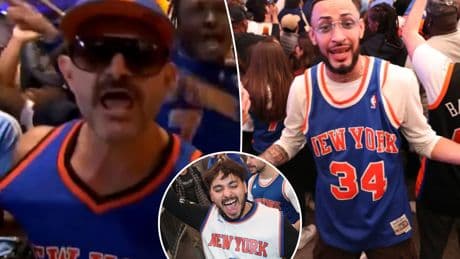 Knicks fans take over Gainbridge Fieldhouse, party outside MSG after thrilling Game 3 win