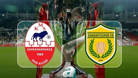 Kahramanmaraş Spor - Osmaniyespor maçı canlı izle | Ziraat Türkiye Kupası CANLI İZLE