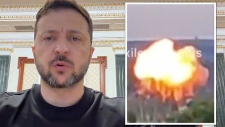 Ukraine Live: Drone attack which hit Russian bombers 'will go down in history' - Zelensky