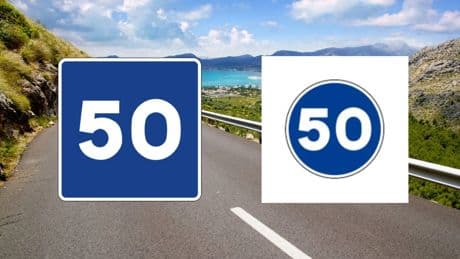 Muchos conductores las confunden: ¿En qué se diferencian estas señales?