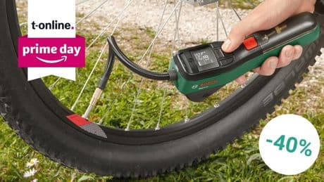 Bosch am Prime Day: Elektrischer Akku-Kompressor mit Top-Rabatt