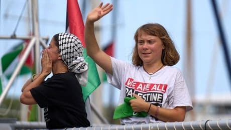 Global Sumud Flotilla tracker: Greta Thunberg’s aid boat to Gaza ‘hit by drone’ in Tunisia