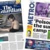 The Papers:  'How Israel caused a famine' and 'Poisoned at summer camp'